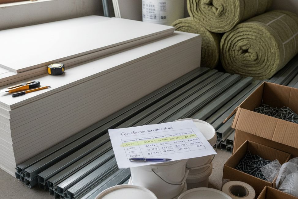 Építőanyagok és árazás